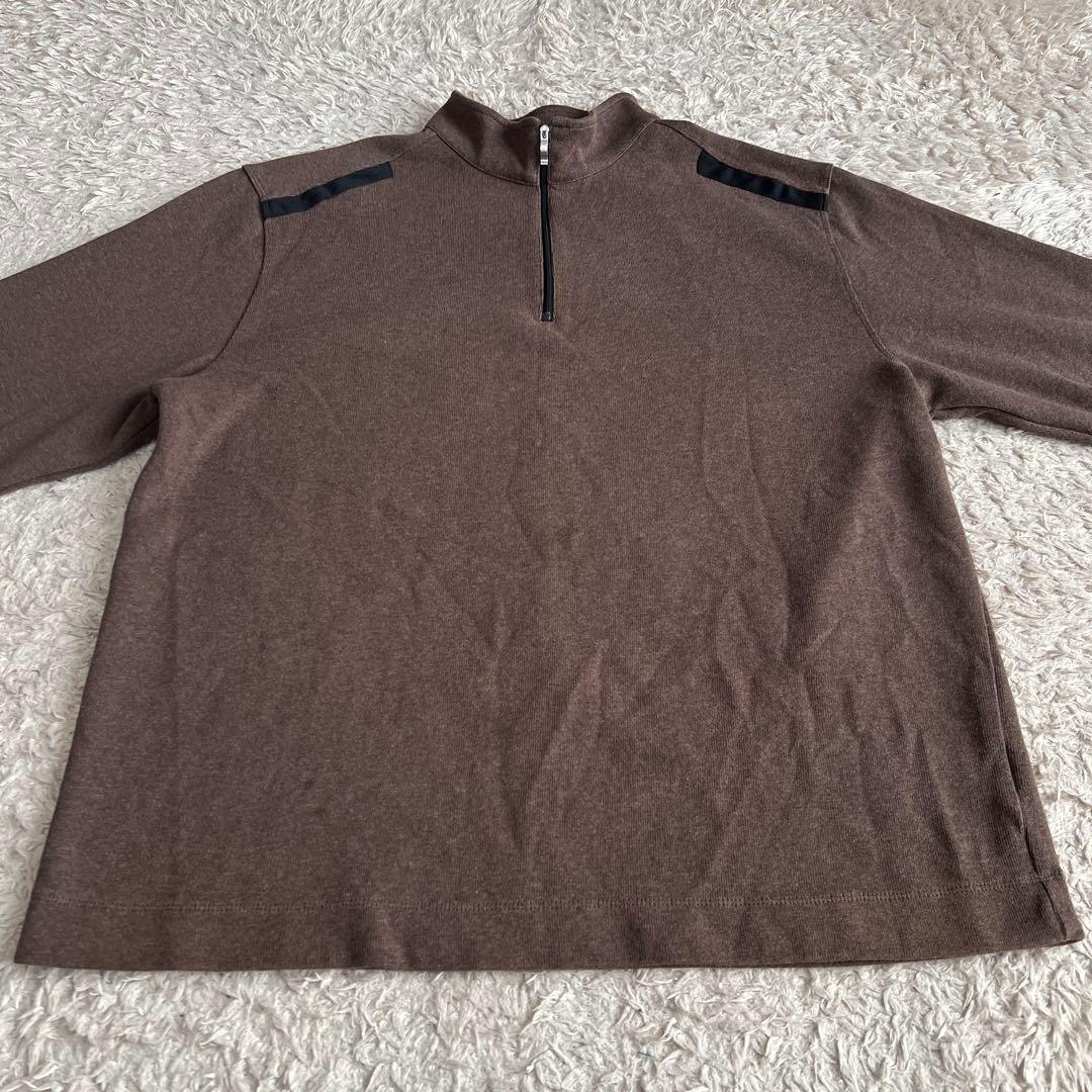 ナイキゴルフ/ハーフジップスウェット/茶系