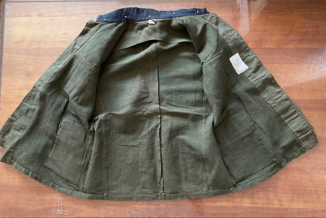 ミッちゃん戦争遺物！戦時下の「警防団」制服〔略帽/上着/ズボン〕３点セット