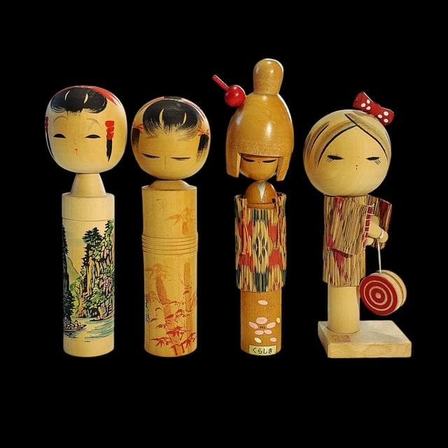 【日本伝統】こけし 小中サイズ 5.5～19.5cm おまとめ【25体セット】