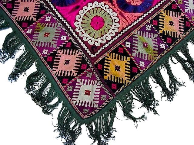 ★T0107★ラカイ (38)　アンティーク　刺繍布　 アフガニスタン　遊牧民族