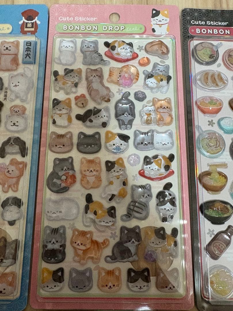 正規品 ボンボンドロップシール 和柄 新品 新作 だるま たまごサンド 等6種類