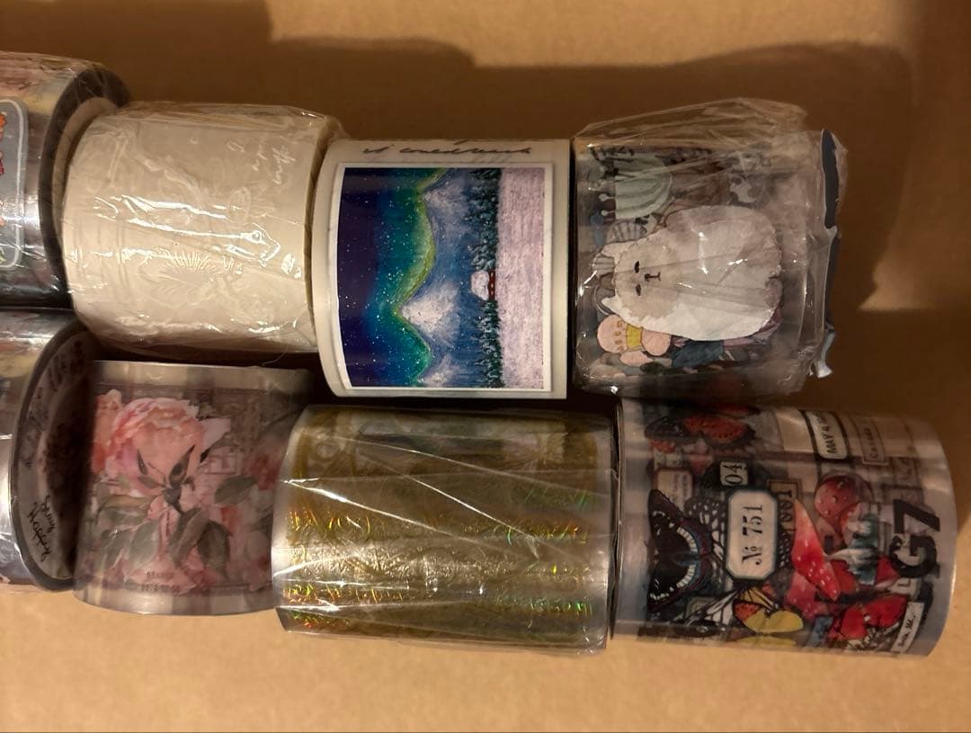 海外マステ　Lilly Bloom miaostelle 巻売り　11本セット