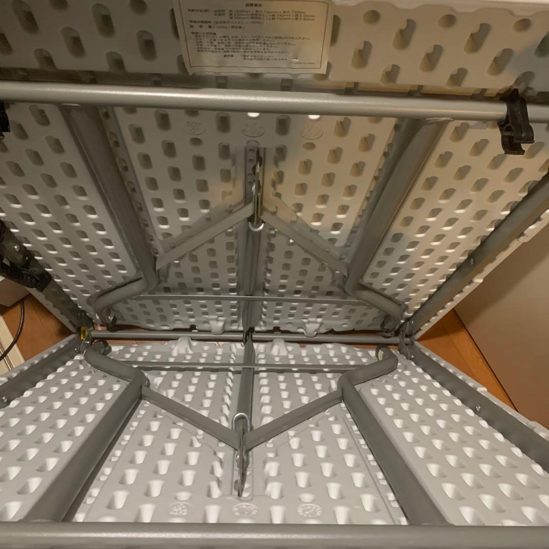 FIELDDOOR 折りたたみワークテーブル 180ホワイト受け取りの方送料無