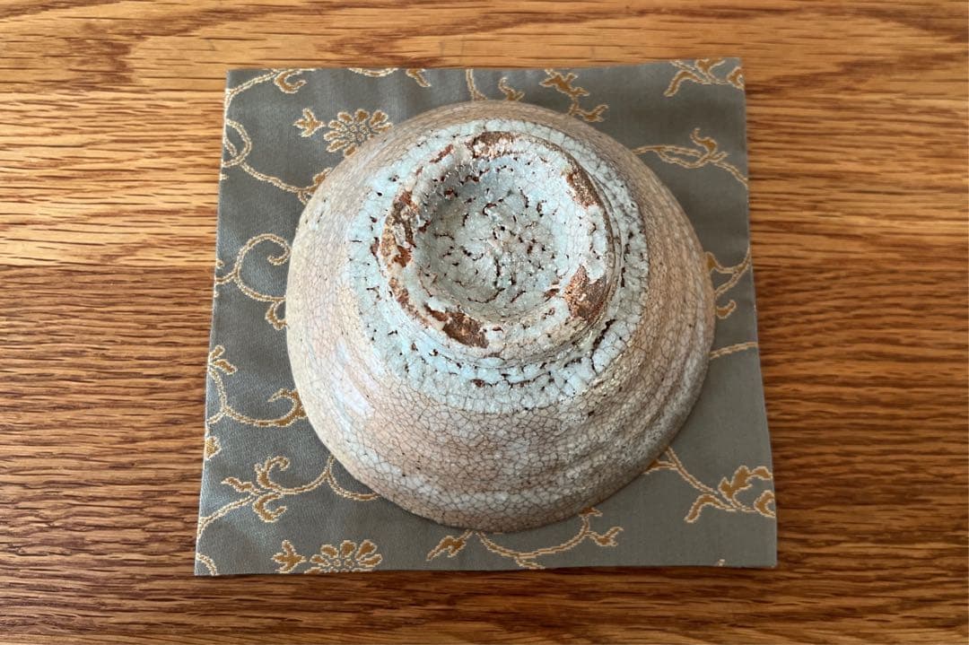 崎陽高麗 小井戸茶碗 （川瀬 隆一郎作）共箱 【茶道用抹茶碗】