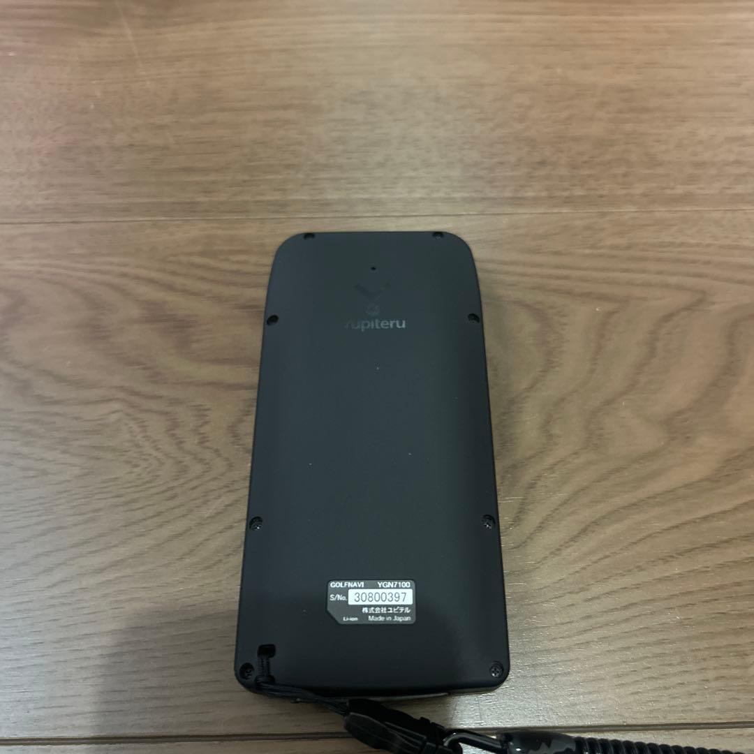 ユピテル　ゴルフナビYGN7100 ブリーフィングカラビナキーリングフック付き