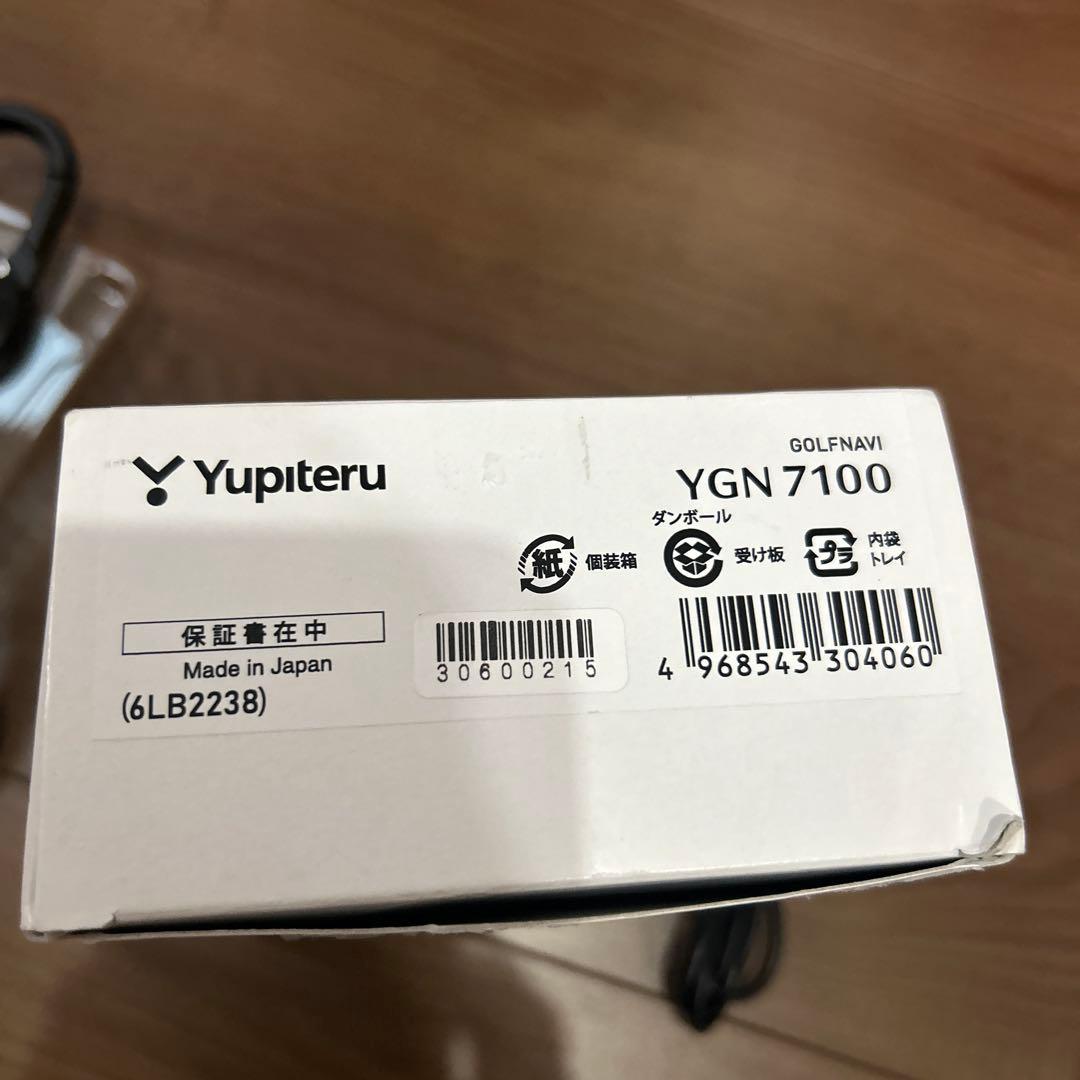 ユピテル　ゴルフナビYGN7100 ブリーフィングカラビナキーリングフック付き