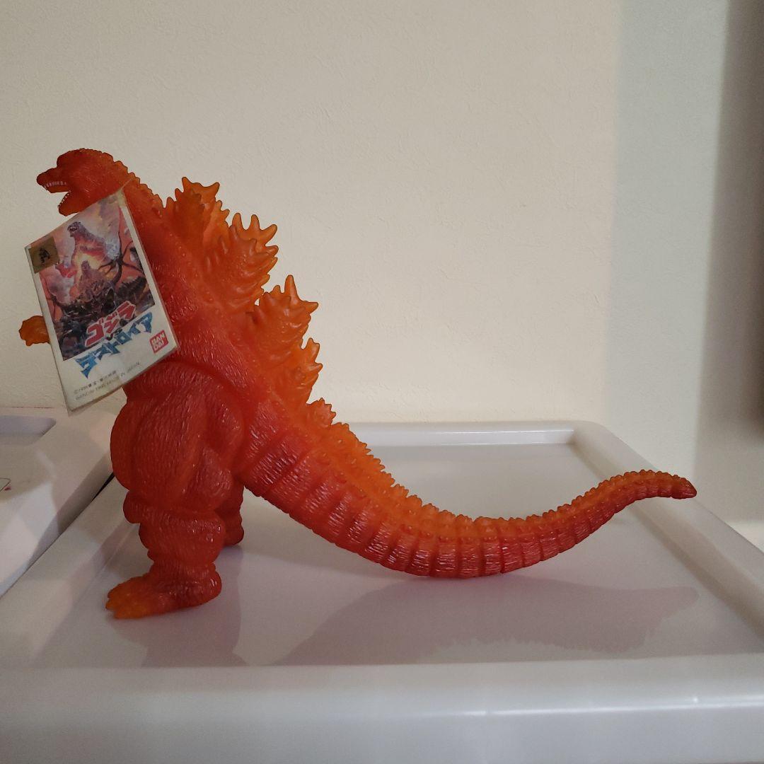 バンダイ　ソフビ　バーニング　オレンジ ゴジラ 約20cm タグ付き　劇場限定