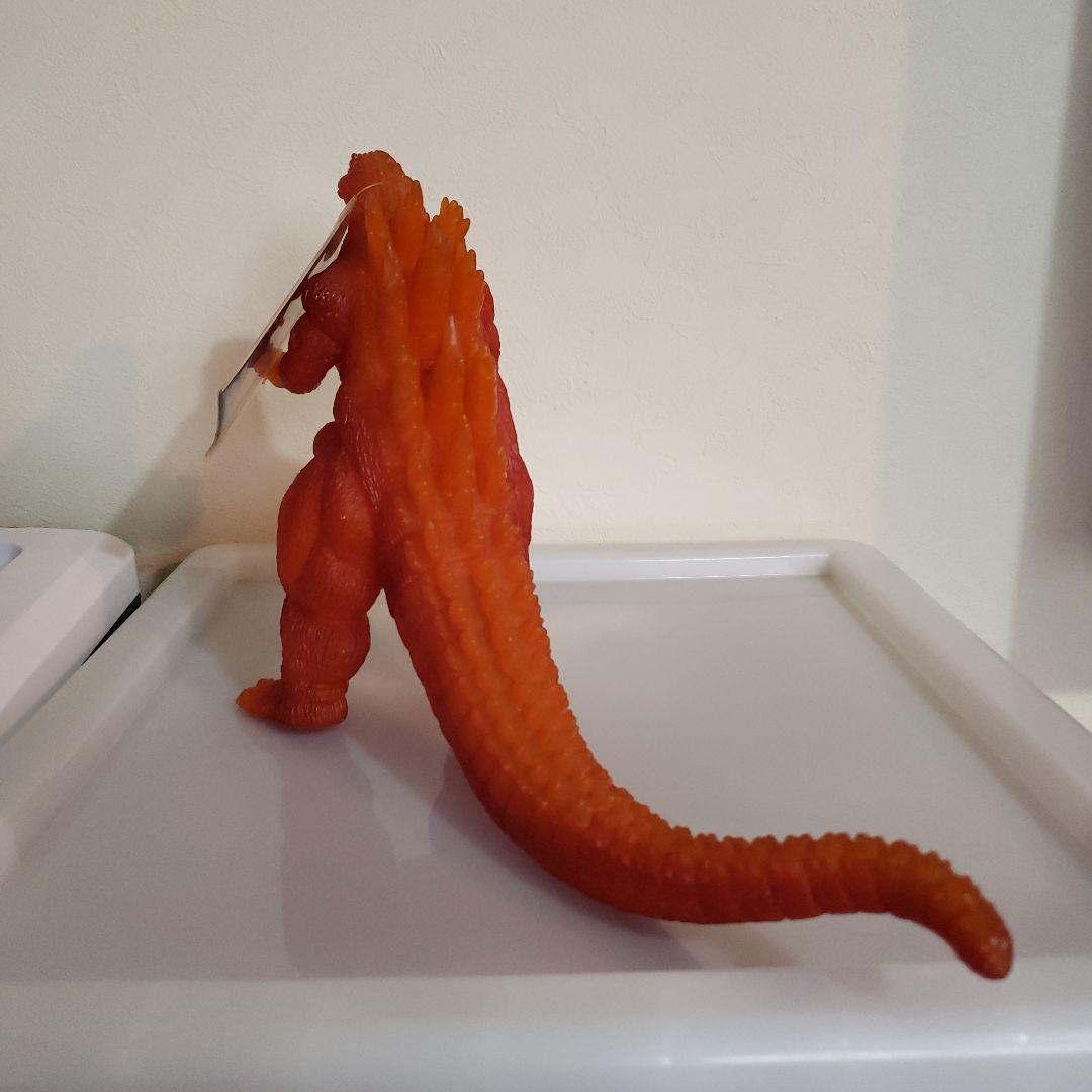 バンダイ　ソフビ　バーニング　オレンジ ゴジラ 約20cm タグ付き　劇場限定
