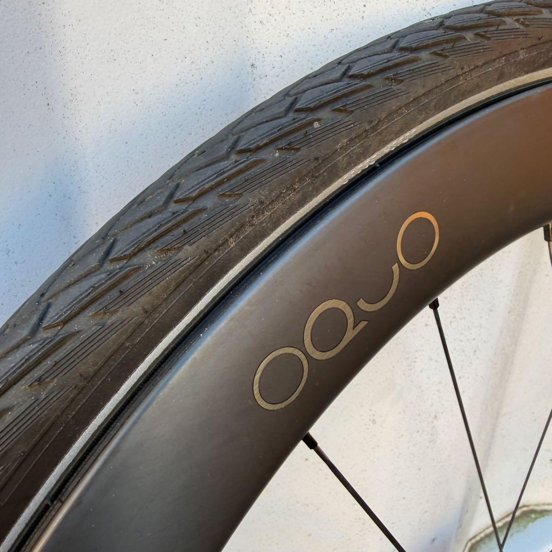 AAAZZZ999ジャンク品 カーボンホイール OQUO RP57 LTD