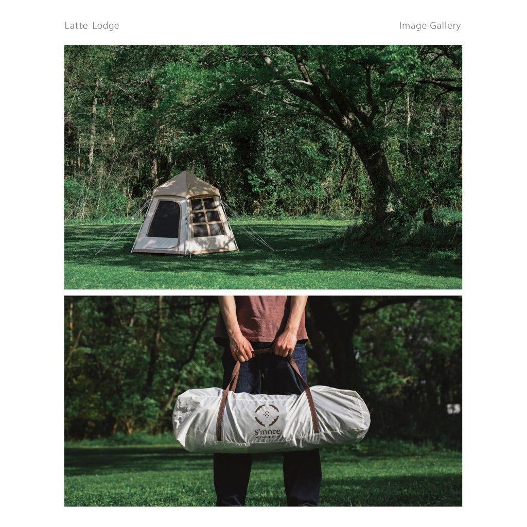 【新品】 スモア Latte Lodge ラテロッジ ワンタッチTCテント