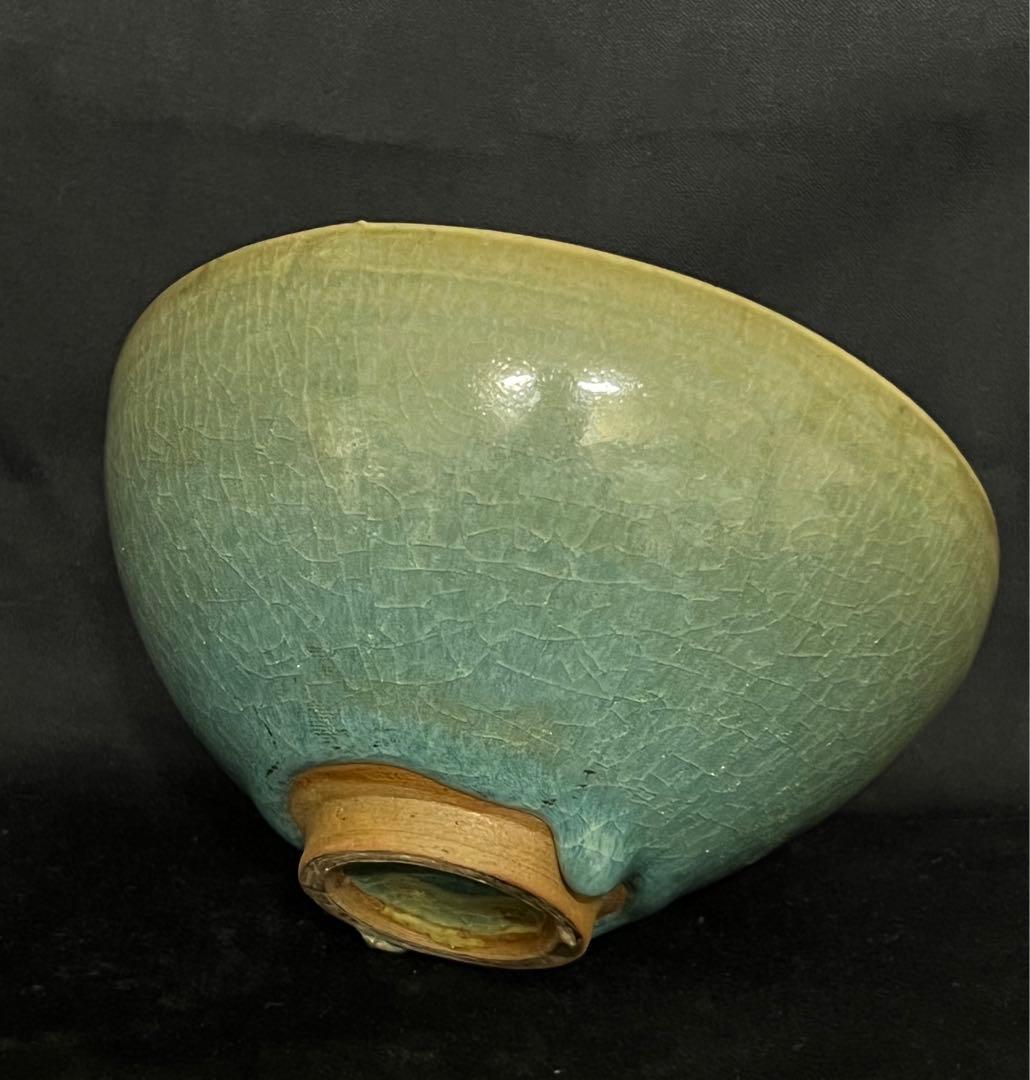 中国古美術　宋時代鈞窯釉茶碗　XG2-88
