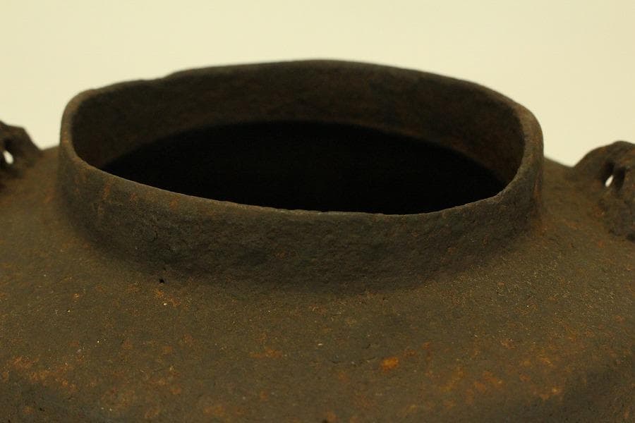 茶道具 古作 吊釜 揃 時代物(A797)