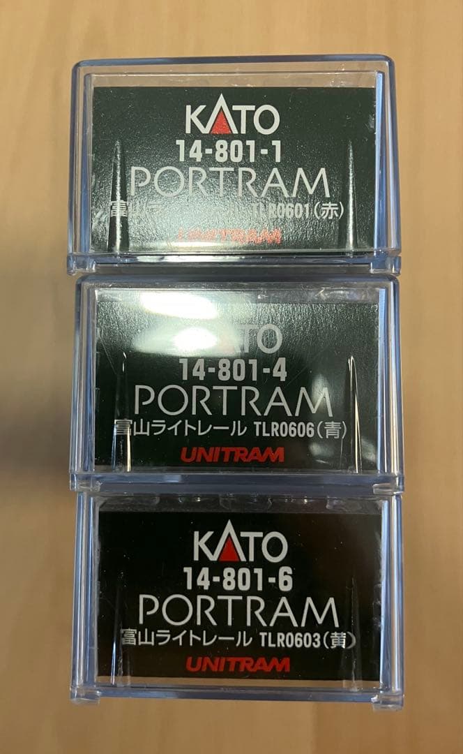 ◉KATO◉14-801-1,4,6 PORTRAM富山ライトレール×3◉新品◉