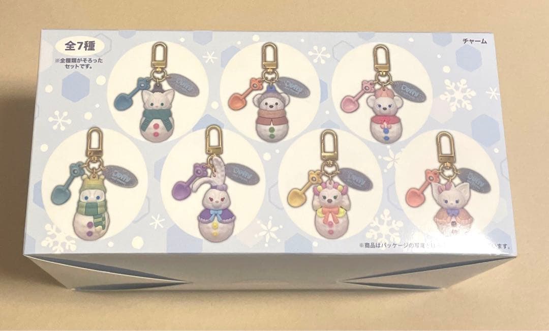ダッフィー　シークレットオブスノーウーディー　チャーム　コンプリートセット