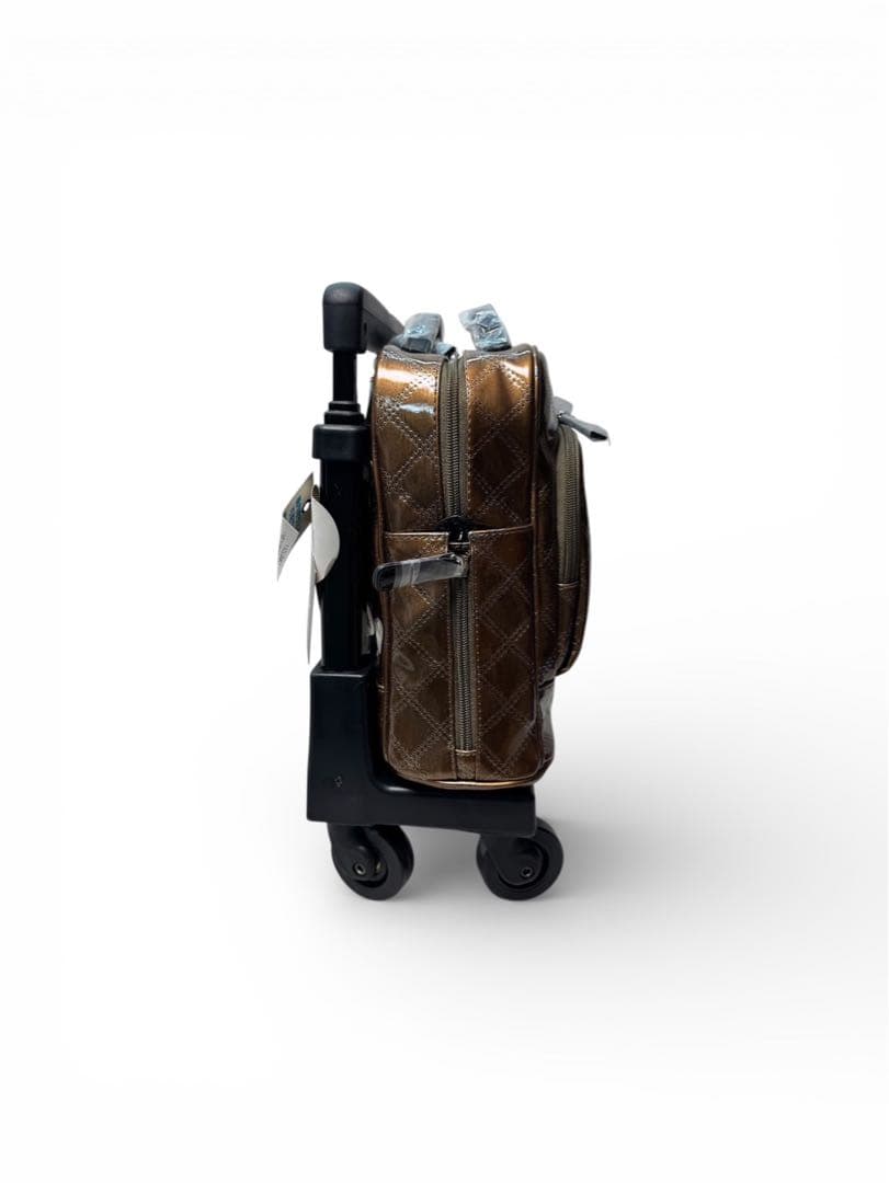 未使用品　SWANY キャリーケース　キルティング　エナメル　多収納　機内持込み