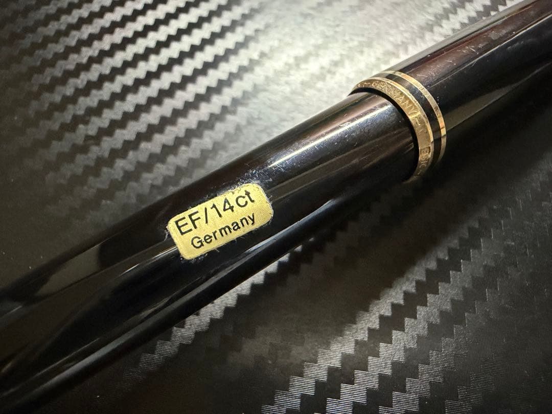 極美品 モンブラン クラシック ブラック EF 極細字 万年筆