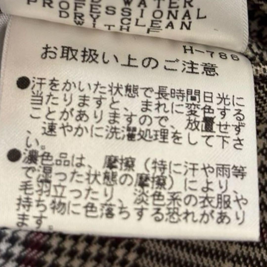 美品！PEARLY GATES☆チェック×千鳥格子　パンツ　S