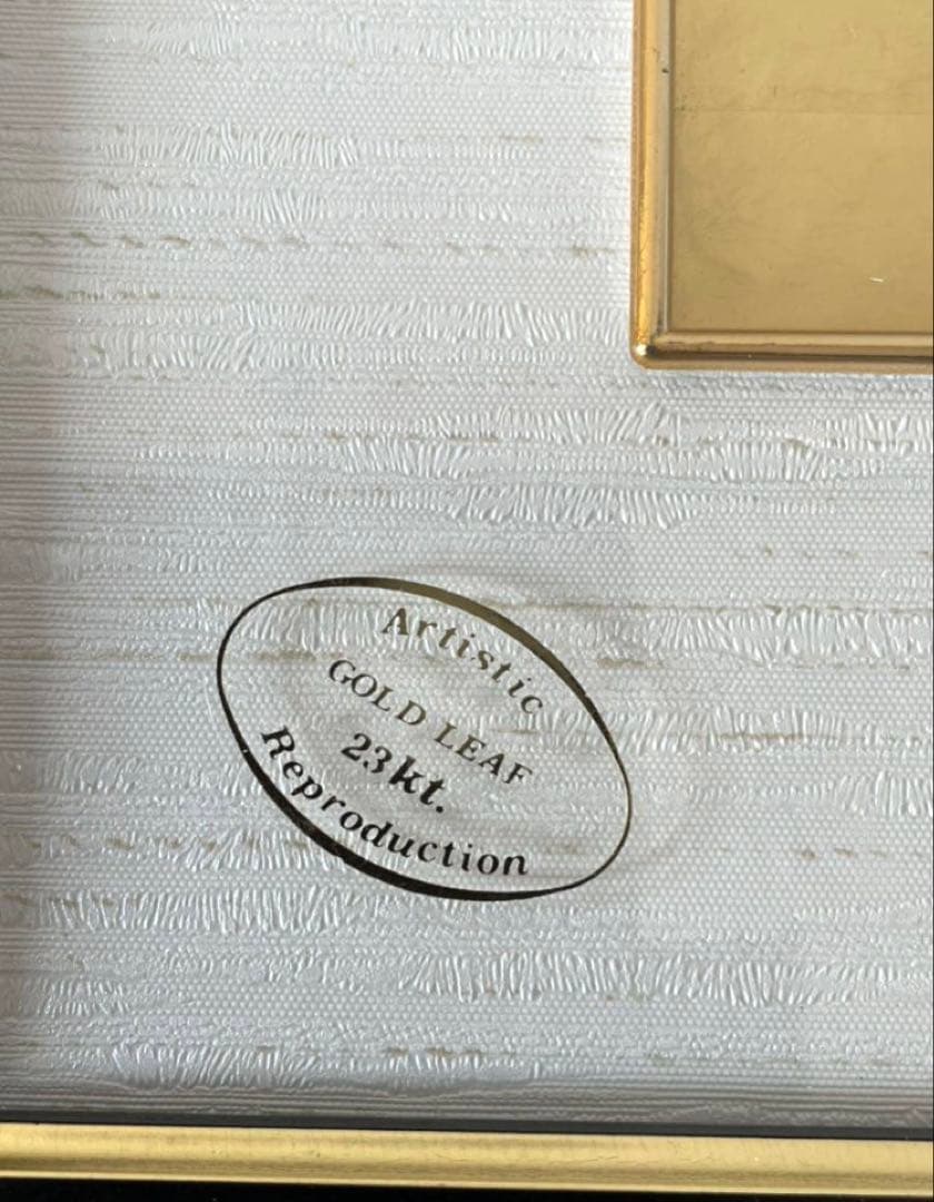 ◆美しい貴婦人画◆ゴールド板使用/アンティーク海外購入品