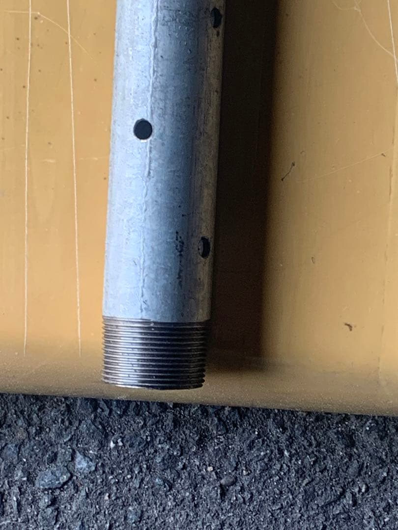 井戸先端パイプ　1 1/2  インチ半　38ミリ