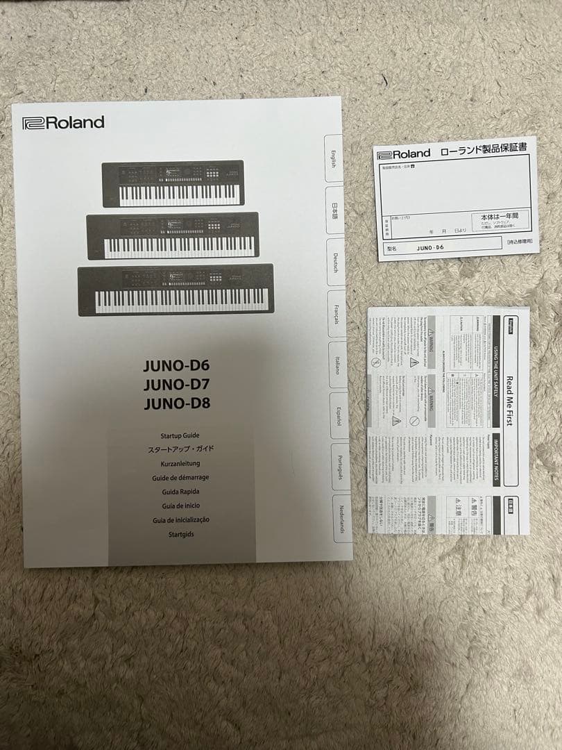 【値下げ可】Roland JUNO-D6 61鍵盤 シンセサイザー