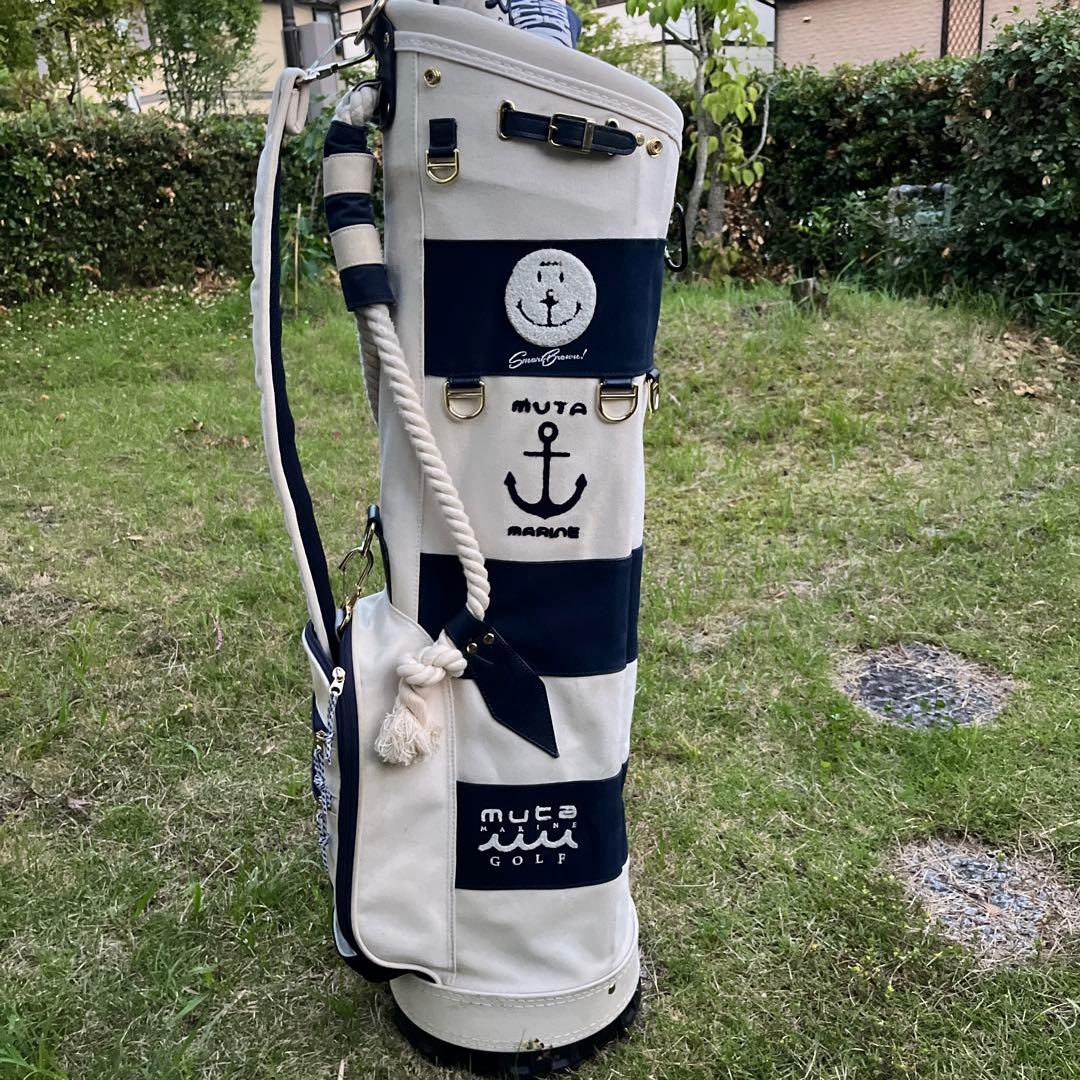 MUTA キャディバッグ ストライプデザイン
