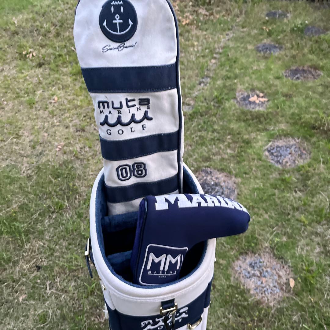 MUTA キャディバッグ ストライプデザイン