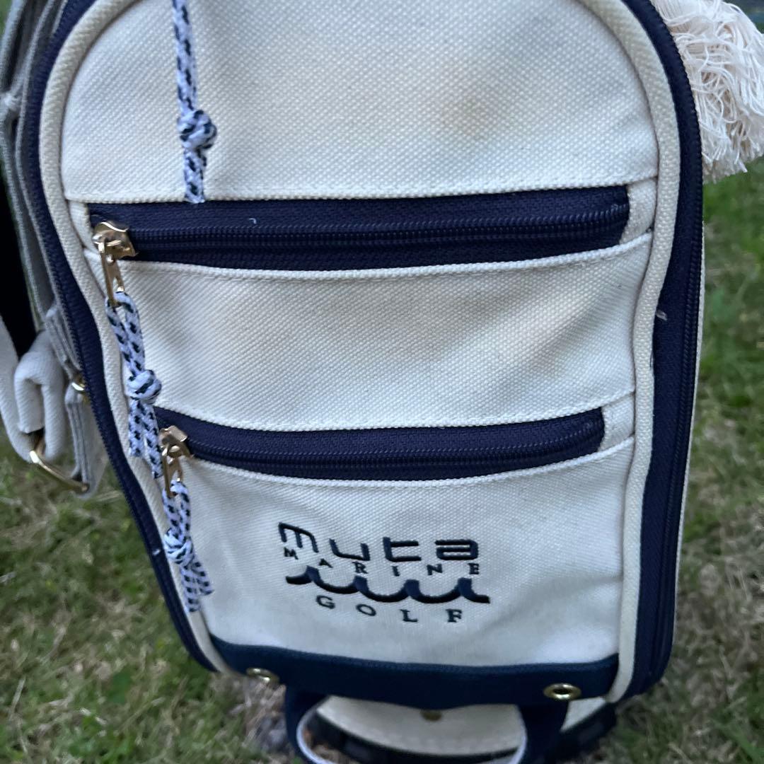 MUTA キャディバッグ ストライプデザイン