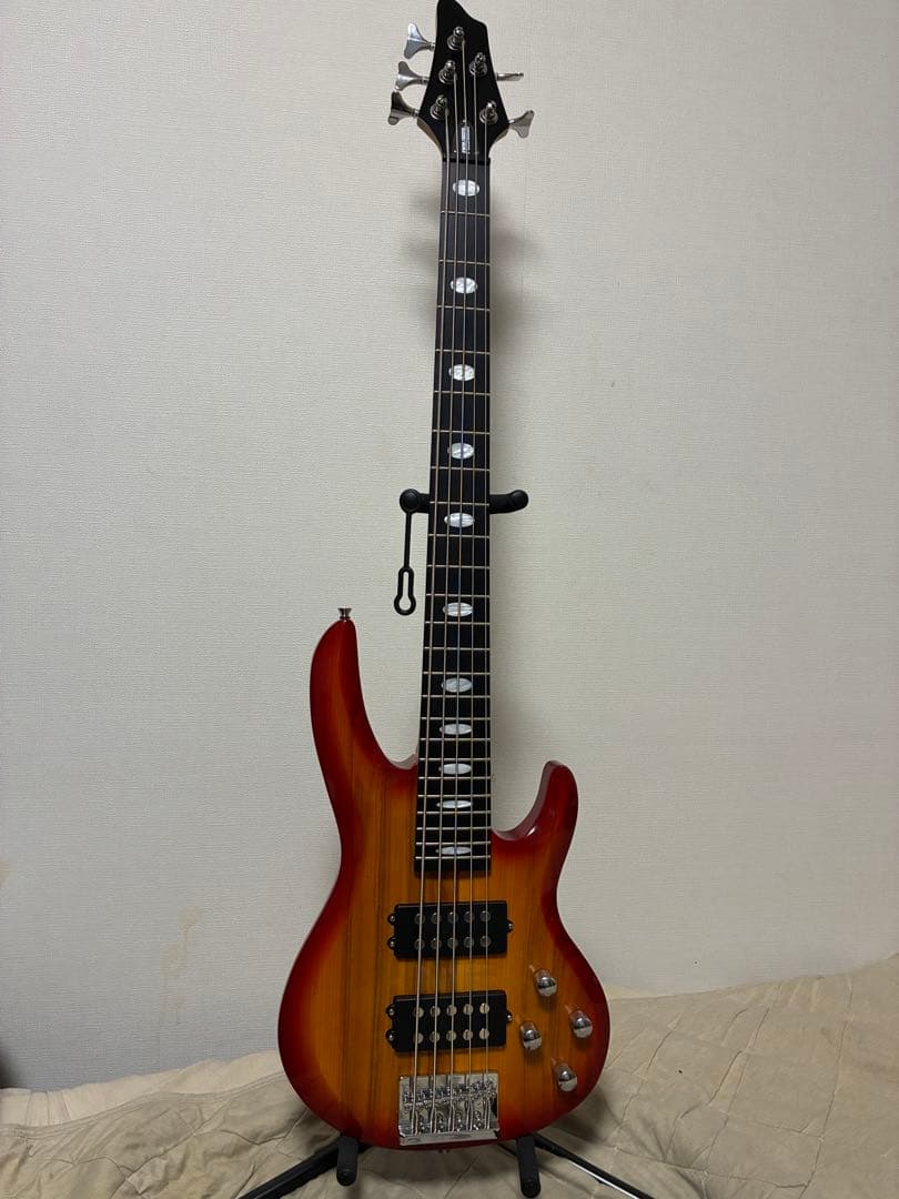 5弦ベース　PLAYTECH AB520 バルトリーニプリアンプ搭載！