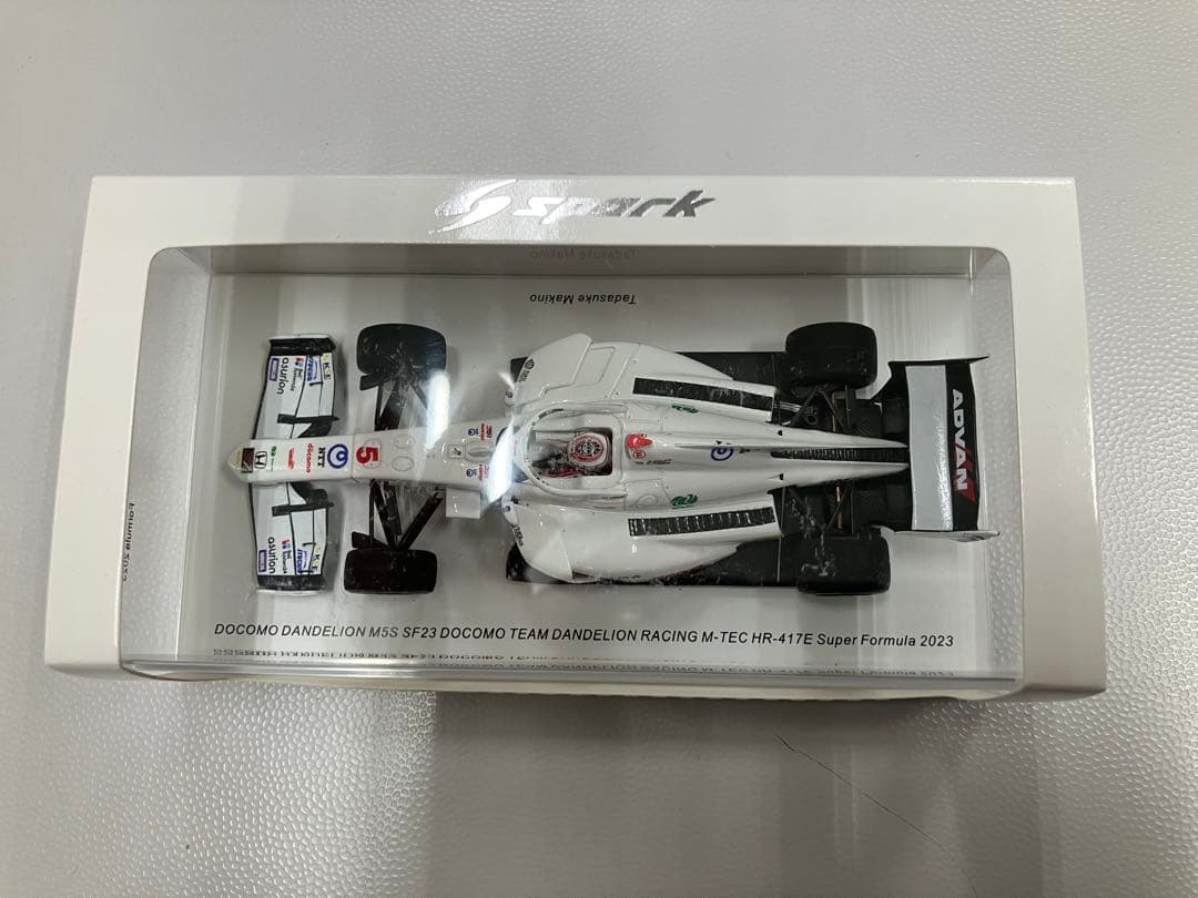 スパーク　1/43 スーパーフォーミュラ 2023 ドコモ　牧野任佑選手