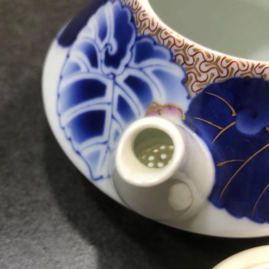 香蘭社　愁海棠　急須　湯呑