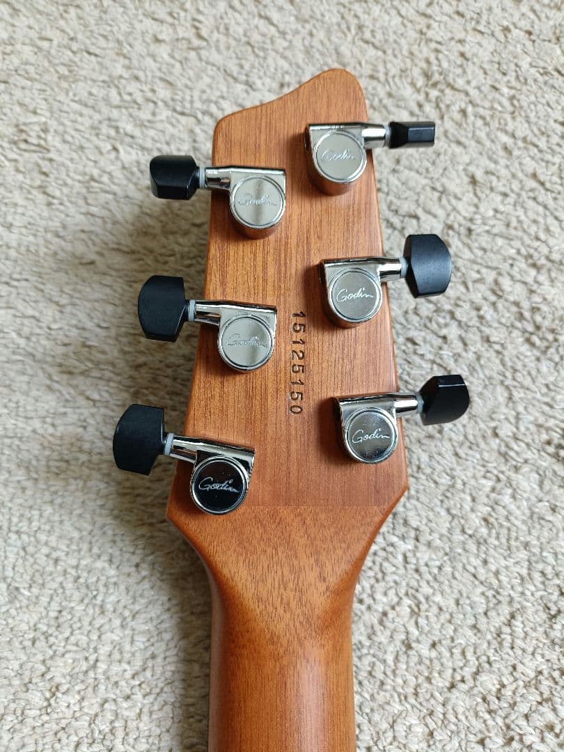 godin xtSA Koa フィギュアドコアトップ