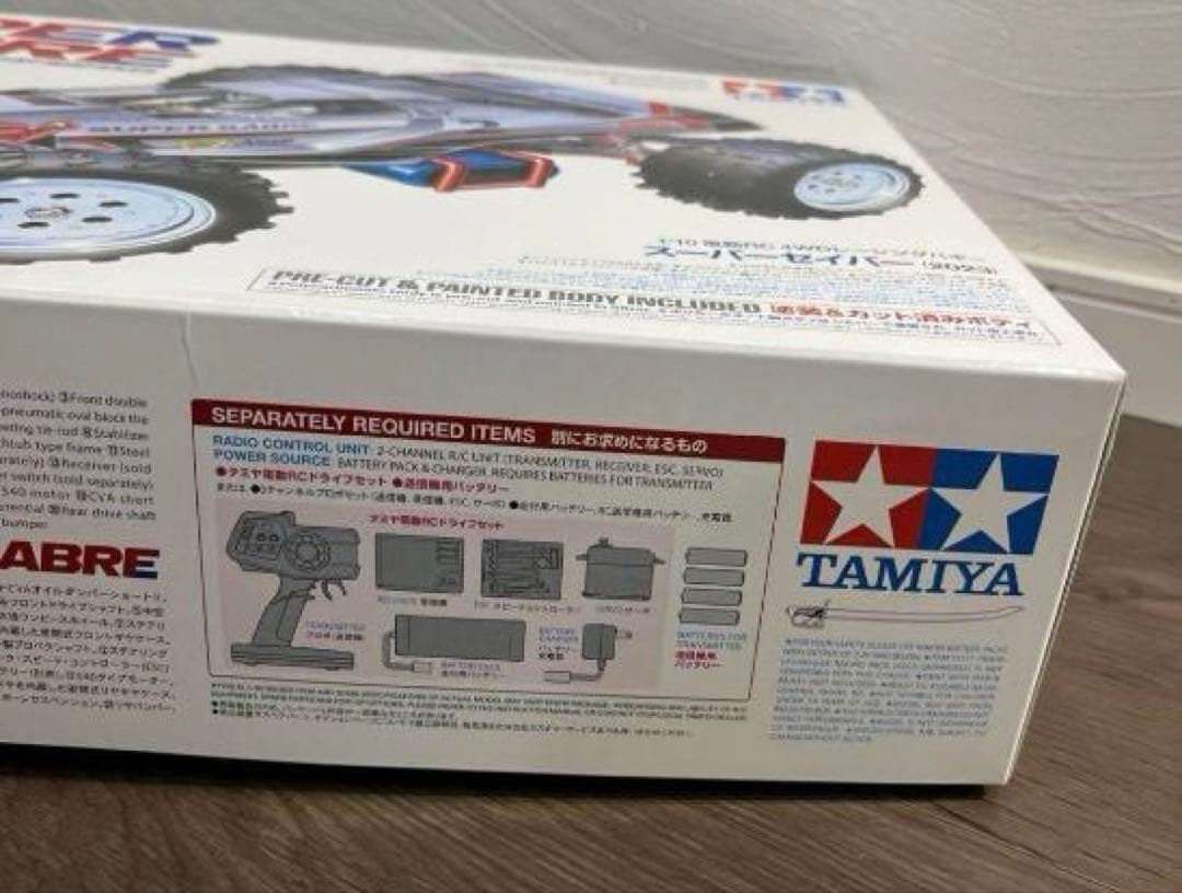 塗装＆カット済みボディ 1/10RC スーパーセイバー（2023） タミヤ
