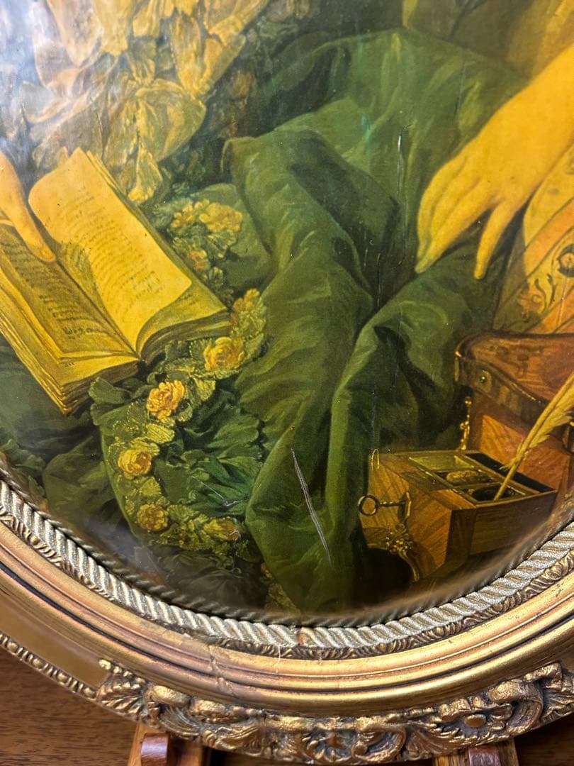 デコパージュ　肖像画