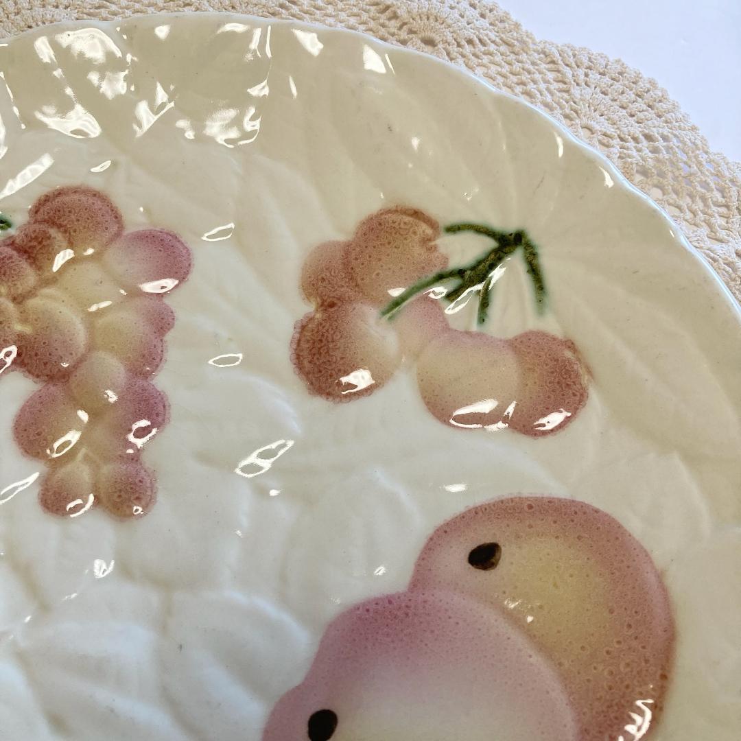 ⭐️フランスアンティーク サルグミンヌ バルボティーヌ 大皿 30cm