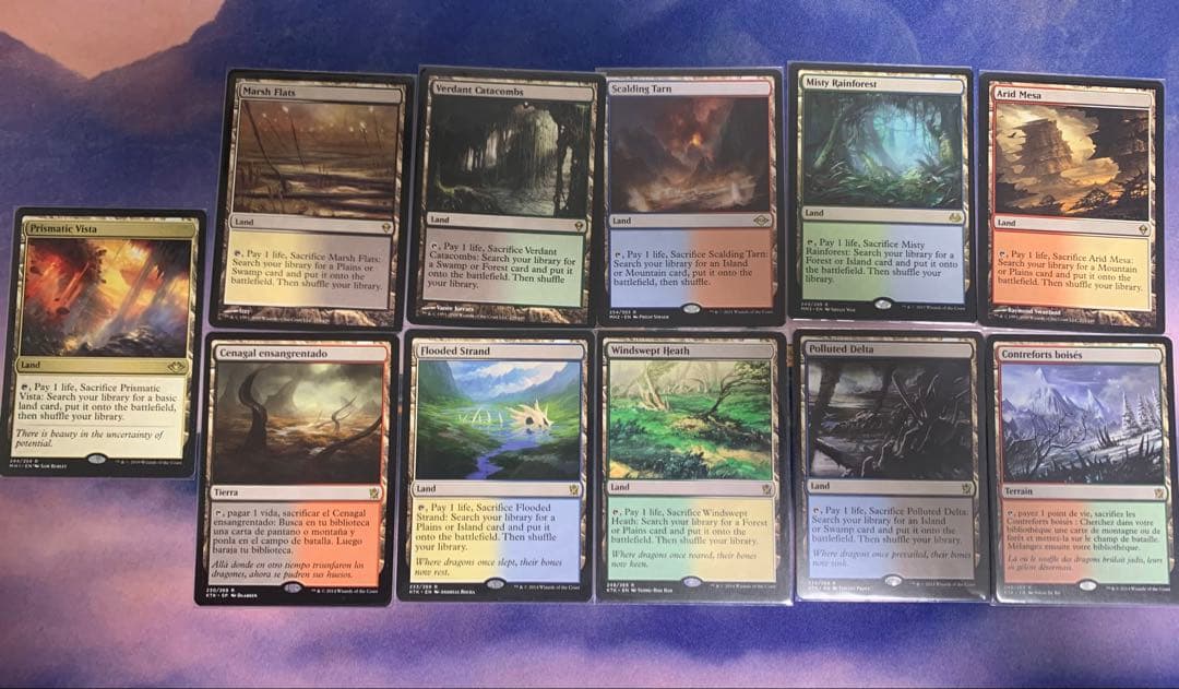 フェッチランド　まとめ(統率者5色デッキなどに)