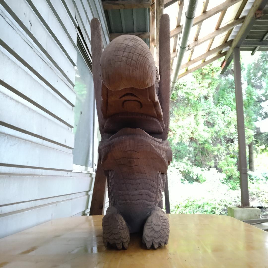 入手困難 象鼻 木鼻 木彫り 彫刻 手作り 高さ44cm 幅55cm 江戸時代