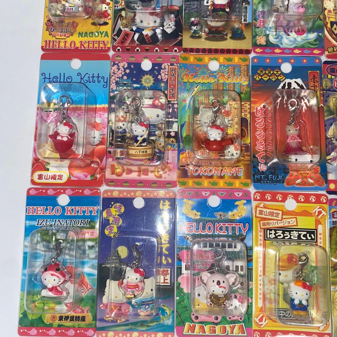 キティちゃん ご当地キーホルダー 中部地方 サンリオ まとめ売りセット 16個