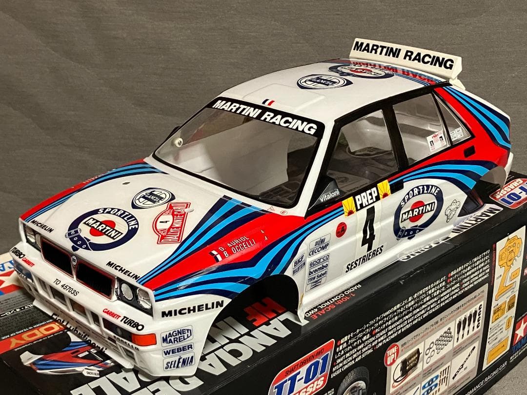 タミヤ 1/10 RCカー ランチア デルタ HF インテグラーレ 完成ボディ