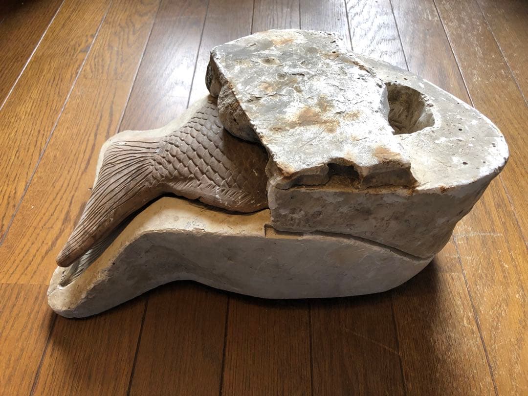 魚型の石膏型　鯛型