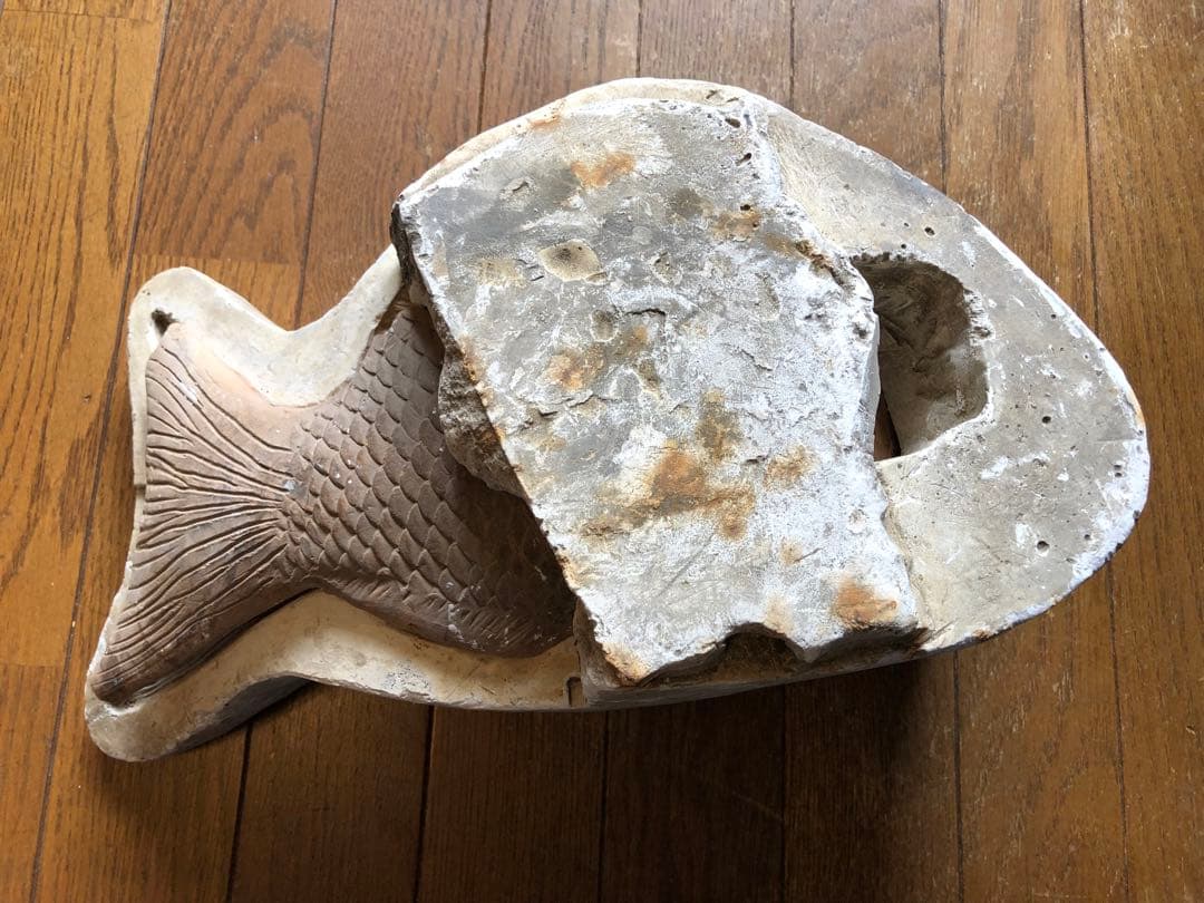 魚型の石膏型　鯛型