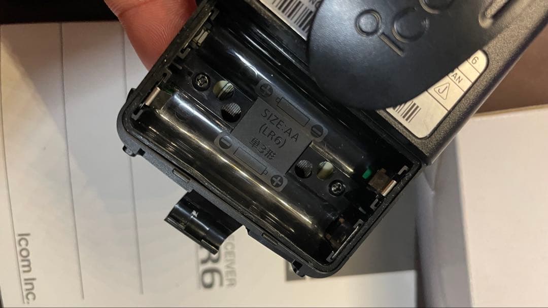 【新品同様】Icom IC-R6 受信機【他社アンテナ】アイコム①