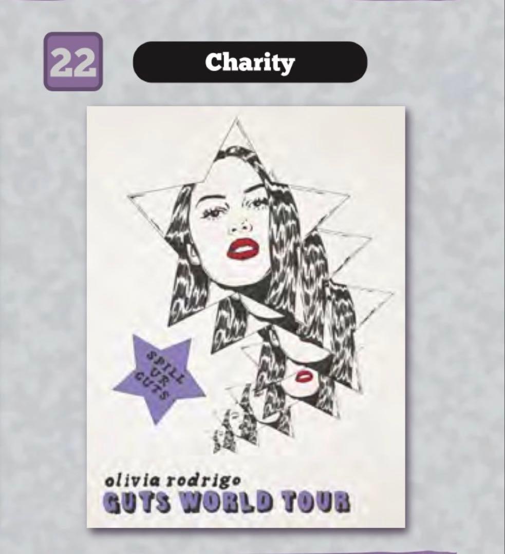 〚新品未使用〛Olivia Rodorigo GUTS Tour ポスター