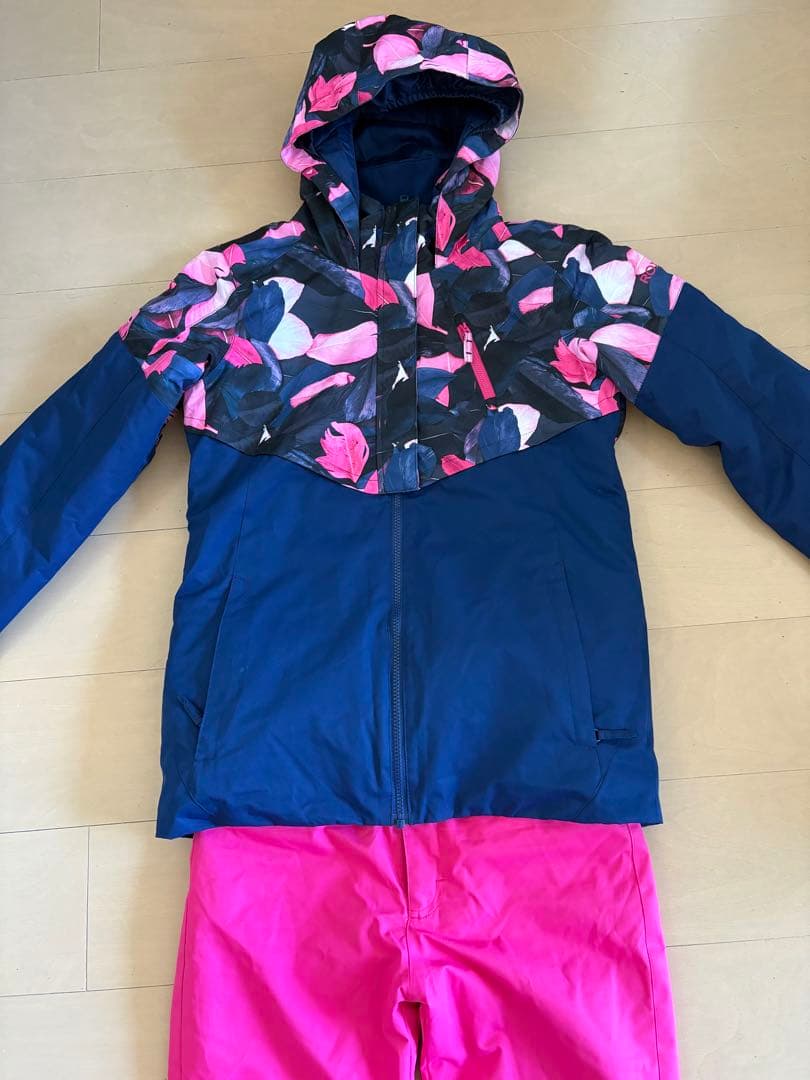 ROXY上下セット ネイビー/ピンク