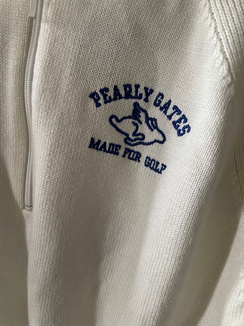 パーリーゲイツ ニットブルゾン ジップアップ サイズ2 美品 ゴルフウェア