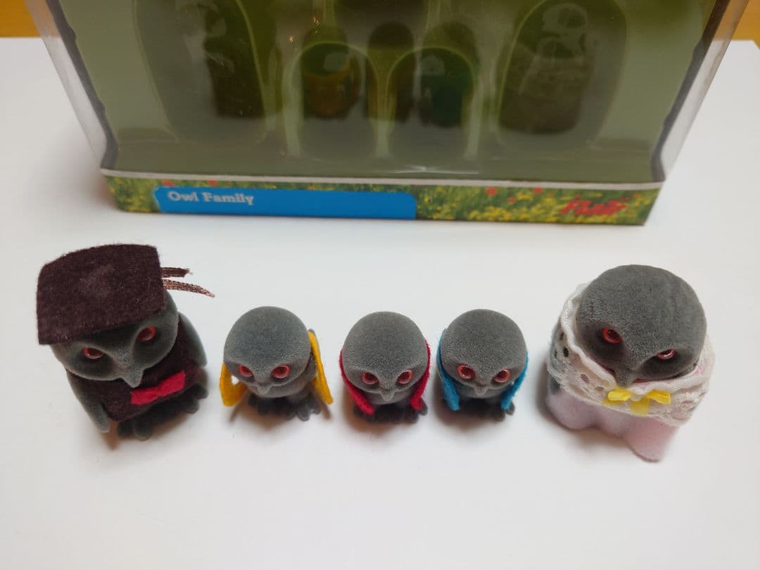 【超希少】シルバニアファミリー　ふくろうファミリーセット　Flair社製