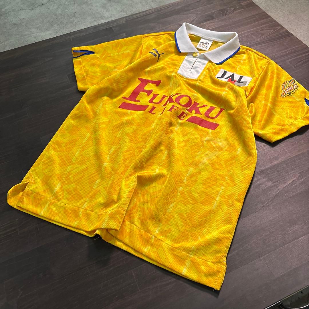 8SM2【PUMA】S-PULSE サッカーユニフォーム　シャツ　古着used