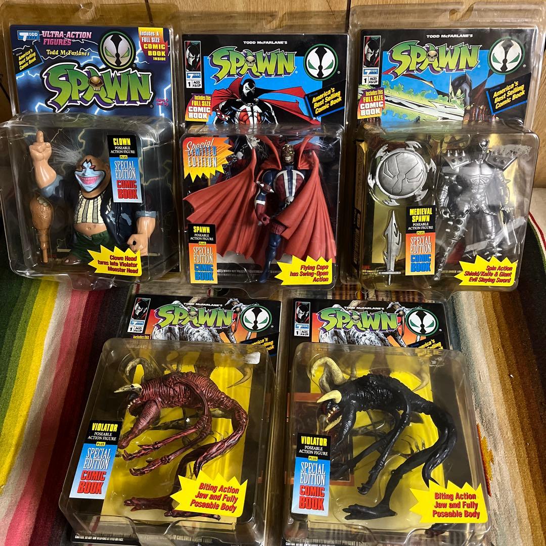 スポーンシリーズ①11点セットBOOK付きブリスターパックおまけアンジェラ