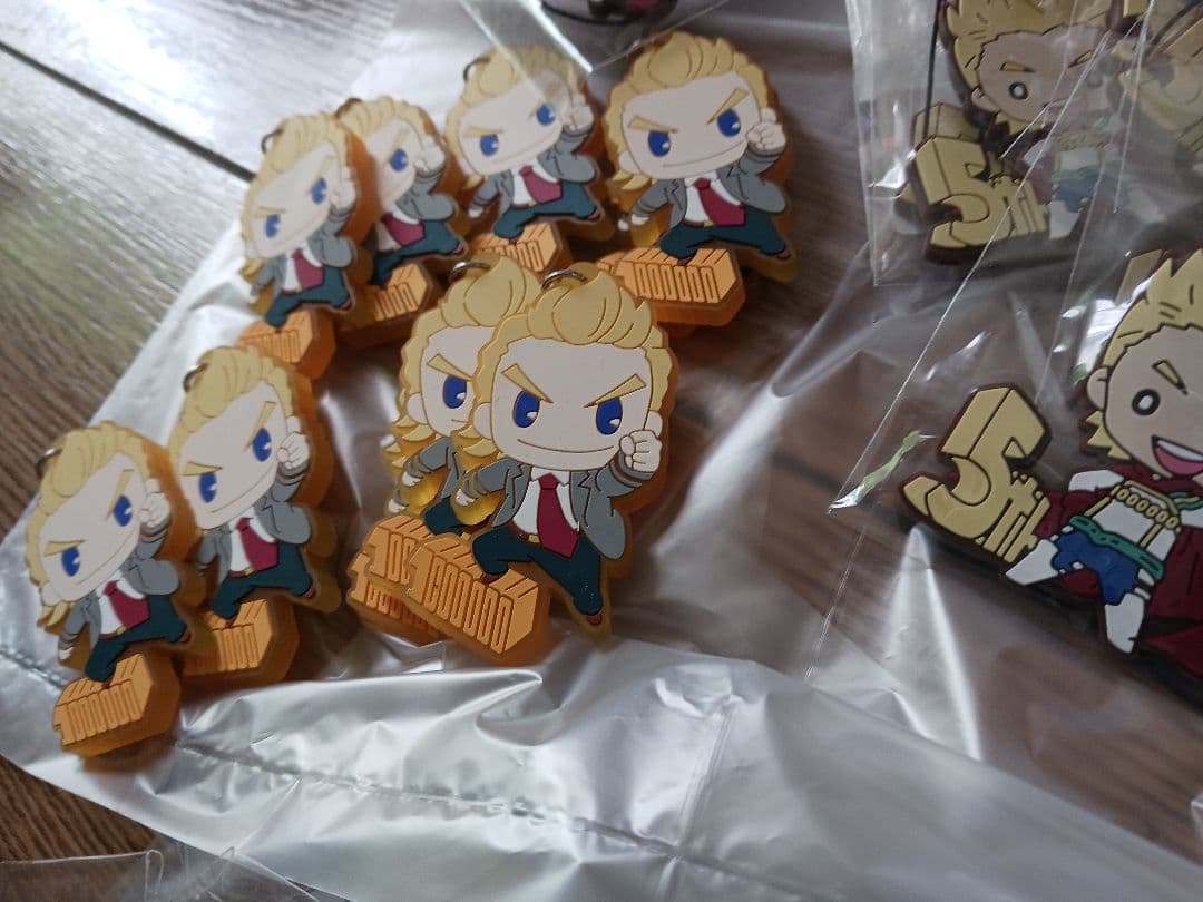 ★僕のヒーローアカデミア ラバー ストラップ キーホルダーセット★