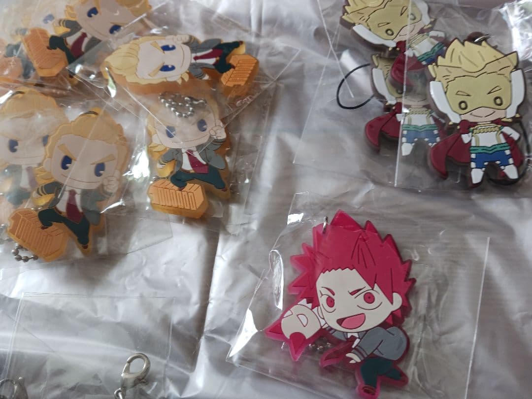 ★僕のヒーローアカデミア ラバー ストラップ キーホルダーセット★