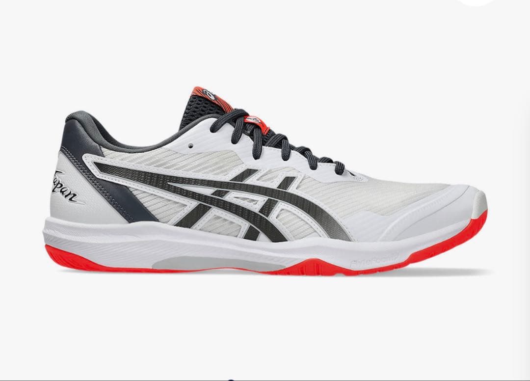 ASICS JAPAN バレーボールシューズ ホワイト/ブラック/オレンジ